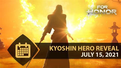 For Honor – The Kyoshin Hero Revealed, PLAYABLE JULY 22。